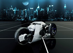 Futuristic Motorcycle Concept
