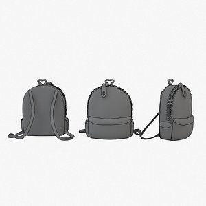 bag cartoon 3D model