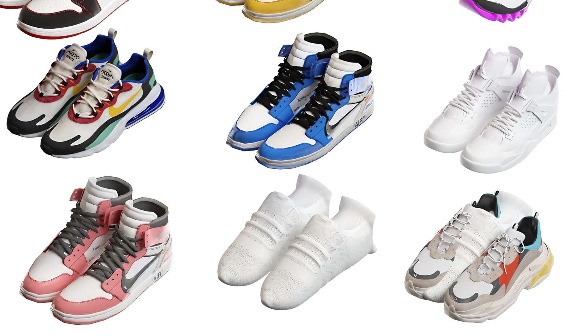 Sneakers Athletic Shoes Trainers Collection 3D model https://p.turbosquid.com/ts-thumb/Zb/8w72Mj/IV/54/jpg/1748129280/1920x1080/fit_q87/8f5946d74c75b190ee70fef636f950058a66b777/54.jpg