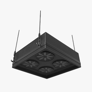 ceiling fan industrial 3D model