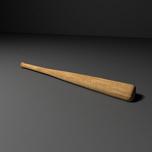 3d model of baseball bat