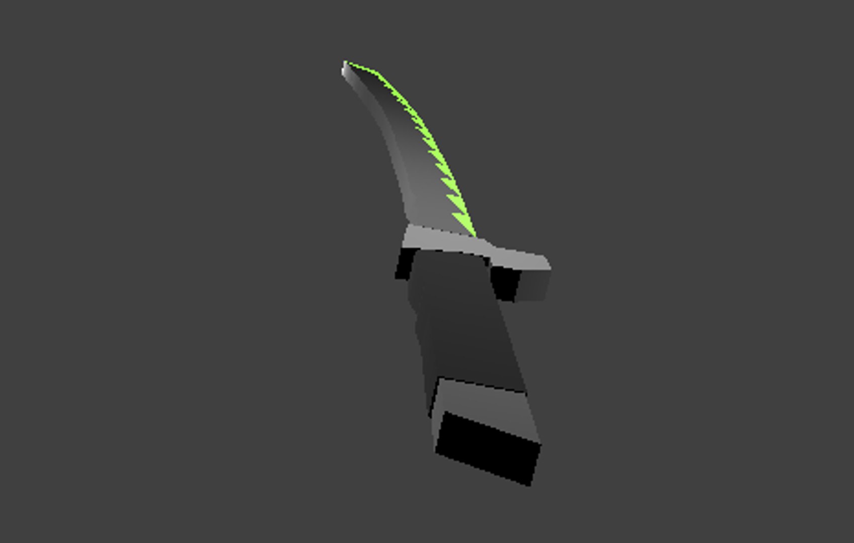 Genji Shimada's DragonBlade (Carbon Fiber Version), 3D CAD Model Library