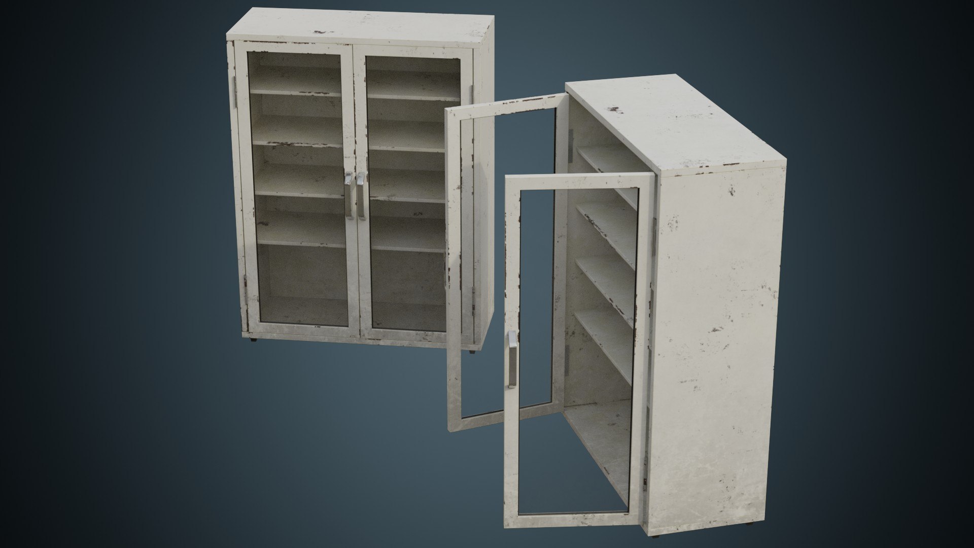 Medical Cabinet 2B Model - TurboSquid 2184585