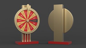 3D model Wheel of Fortune
