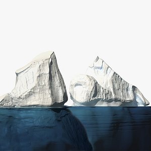 Icebergs Collection 3D model