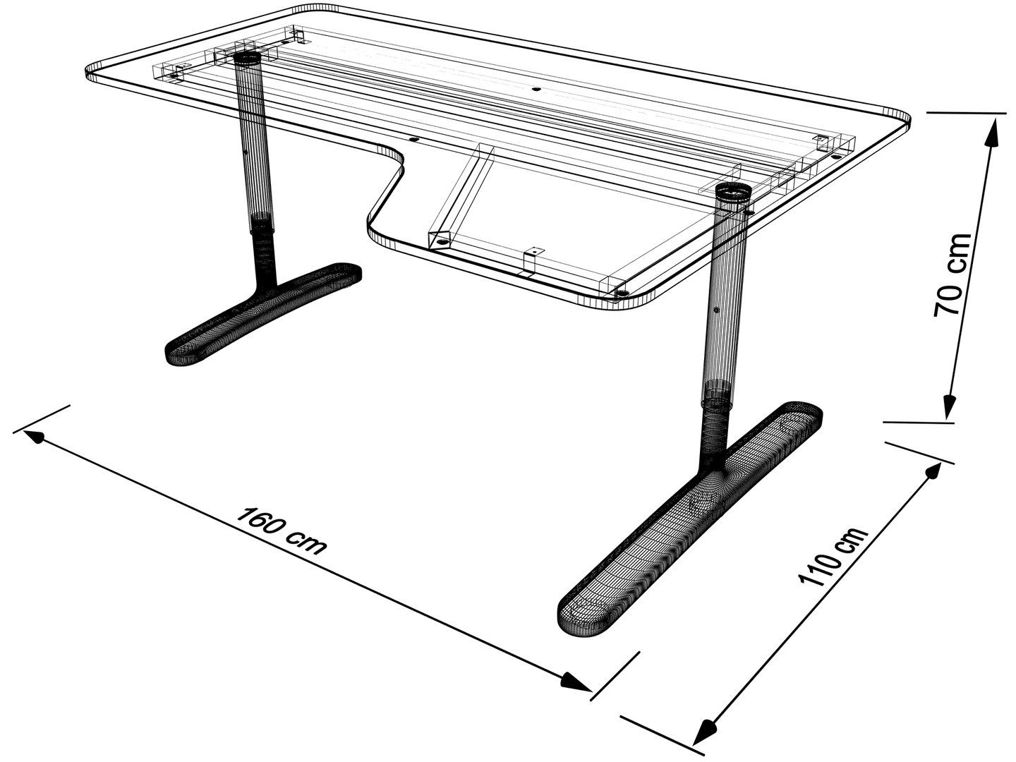 3D IKEA BEKANT Corner Desk TurboSquid 2152125