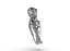 Crocodile Pendant CAD Model for Jewelry 3D Printing