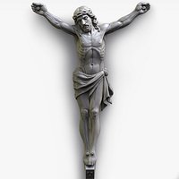 Jesus Christ Orthodox Bas Relief for 3D Printing