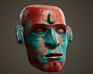 3D ancient mask