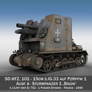 Sturmpanzer1 - Bison - 1 PzDiv