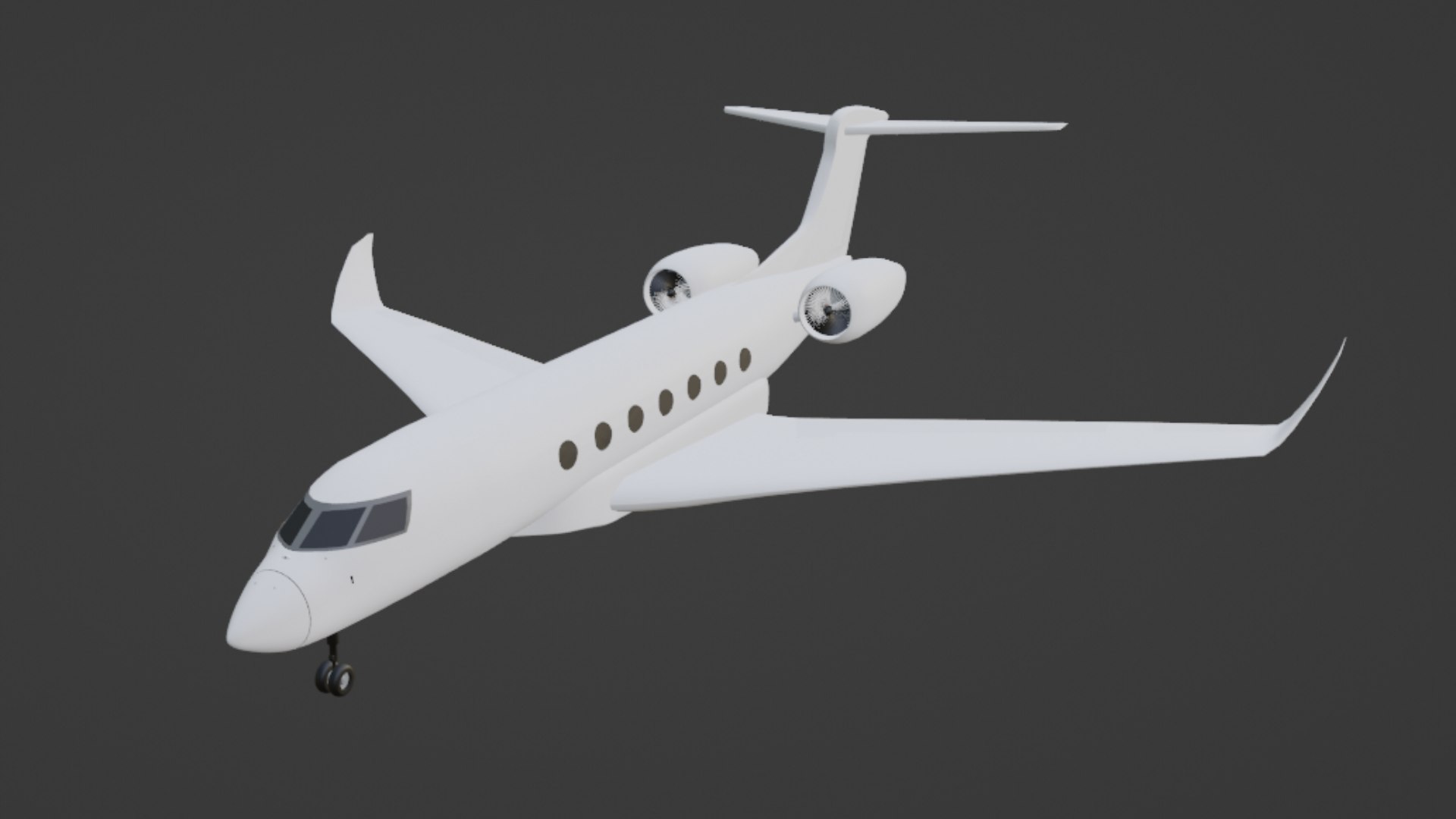 Private Jet - G600 3D Model - TurboSquid 2244677