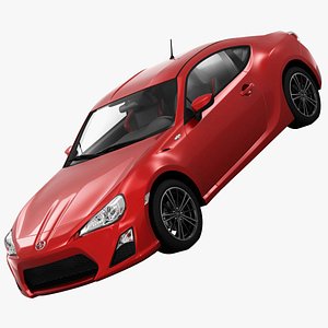 scion fr-s sports car 3d model