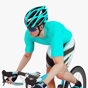 Cyclist Animated HQ 001 Standard License