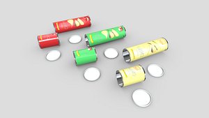 Potato Chips Tube Open Pack