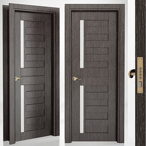 Vetro Gray Oak Belldinni Modern Interior Door