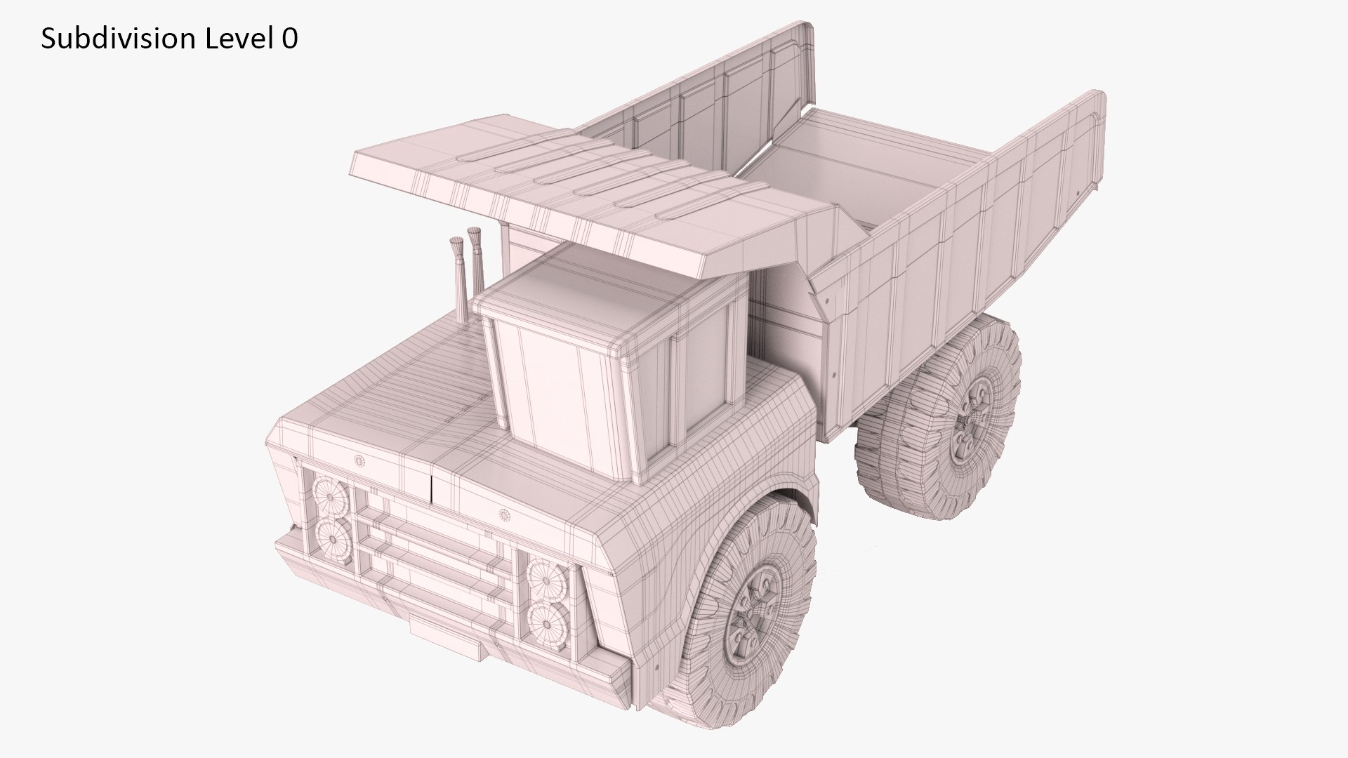 Toy Truck model https://p.turbosquid.com/ts-thumb/Zb/fN4pvO/Ig/toytruckwireframeimage04/jpg/1643160991/1920x1080/fit_q87/be33048163978bfa5bc13d65254802aa500ee474/toytruckwireframeimage04.jpg