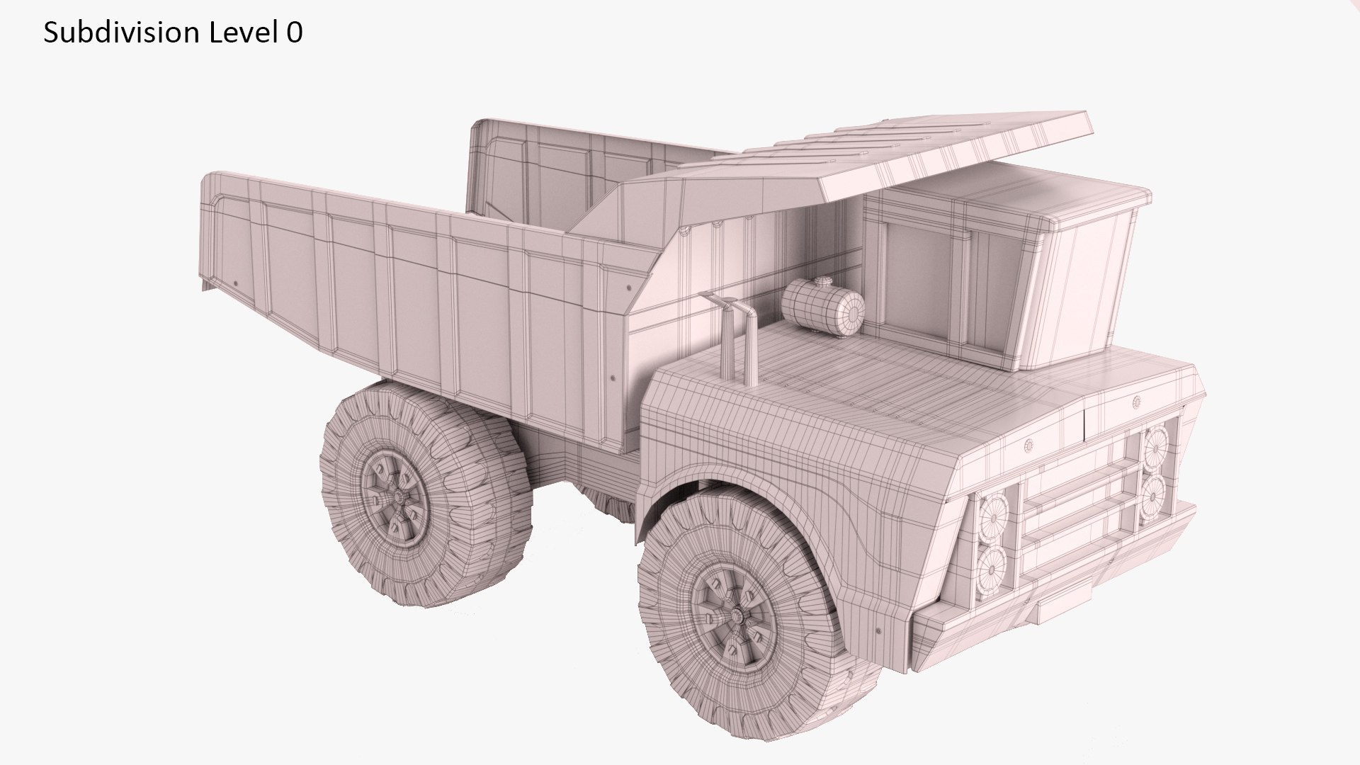 Toy Truck model https://p.turbosquid.com/ts-thumb/Zb/fN4pvO/Ud/toytruckwireframeimage07/jpg/1643160990/1920x1080/fit_q87/fe8917644f44302bd429b8b653ecf4b9148d0700/toytruckwireframeimage07.jpg