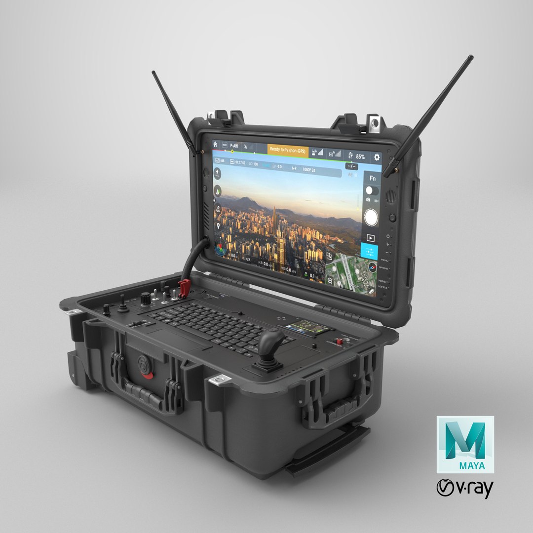 Rigged UAV Drone Ground Remote Control Station PBR 3D model https://p.turbosquid.com/ts-thumb/Zb/g43ixD/LY/stemcell_maya_vray_render/png/1770239557/1920x1080/fit_q87/271f282e143df63b443008096f4e4bcda67fa13d/stemcell_maya_vray_render.jpg