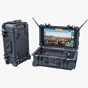 Rigged UAV Drone Ground Remote Control Station PBR