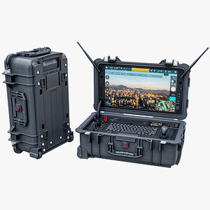 Rigged UAV Drone Ground Remote Control Station PBR