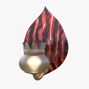 Leaf Lamp 3D model