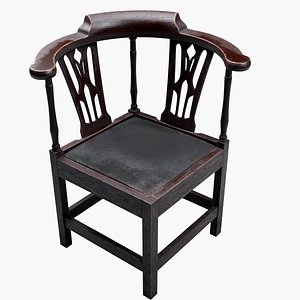 3D old chair model