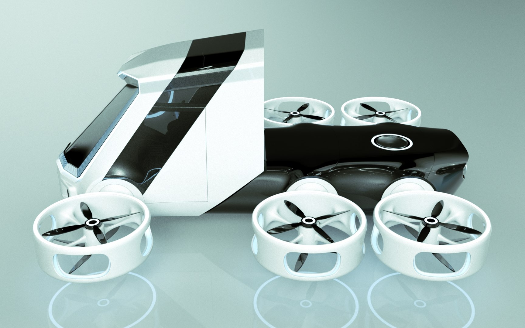 3D T-Copter Truck 72 - TurboSquid 2168908