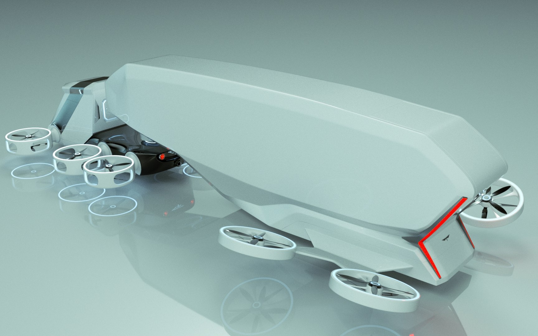 3D T-Copter Truck 72 - TurboSquid 2168908