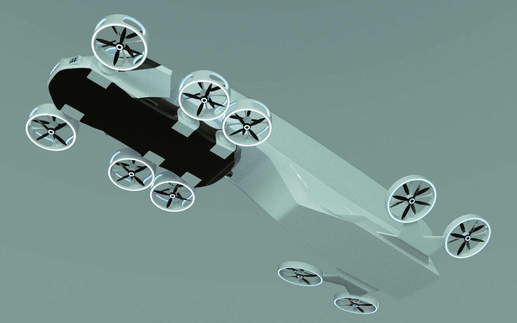 3D T-Copter Truck 72 - TurboSquid 2168908