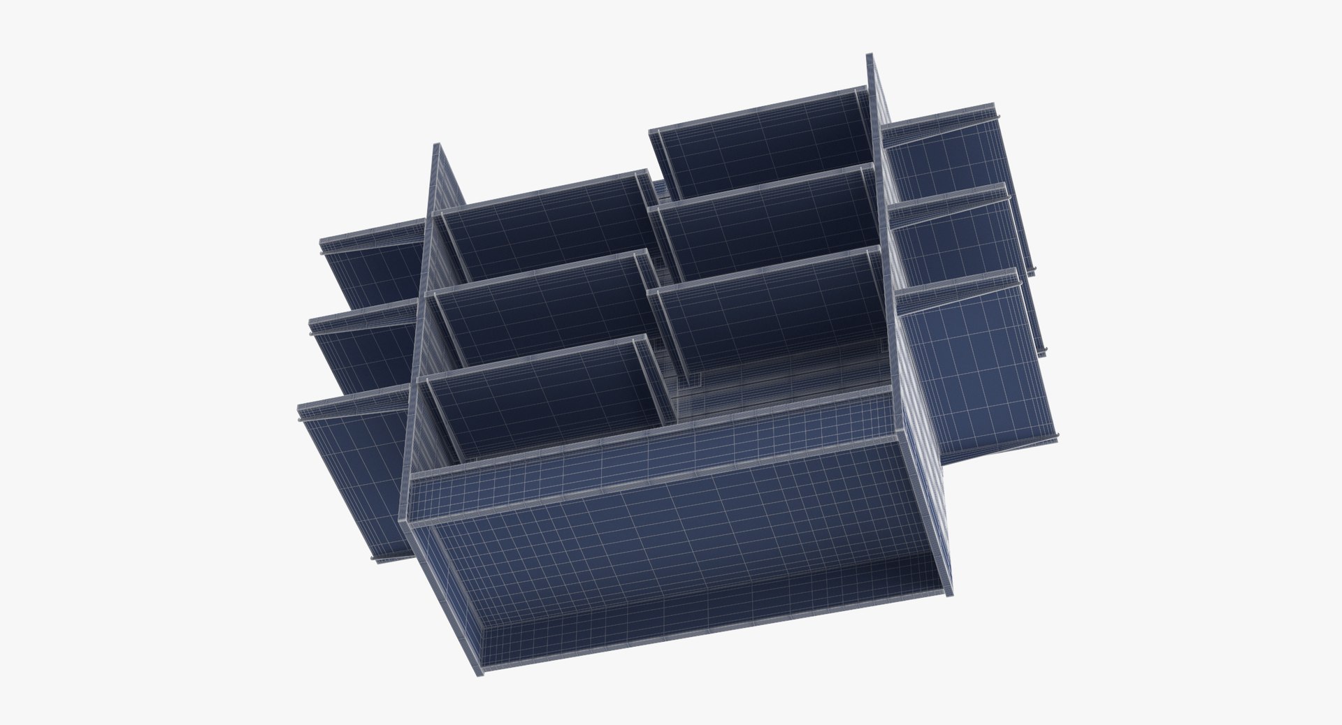slat wall gondolas shelves 3D model https://p.turbosquid.com/ts-thumb/Zb/qHB43C/DpkE1tAD/slat_wall_gondolas_and_shelves_pose_01_v1_wireframe_01_0007/jpg/1511261660/1920x1080/fit_q87/f99f4cf1a0b69a67cb7b2b0c5f31fa92c7052f6e/slat_wall_gondolas_and_shelves_pose_01_v1_wireframe_01_0007.jpg