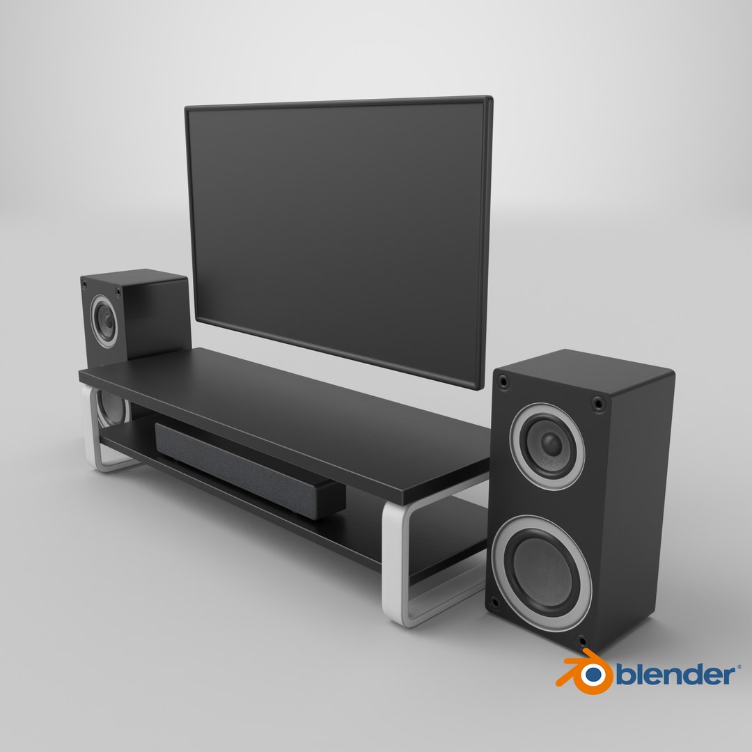 TV Unit 02 3D Model - TurboSquid 2371234