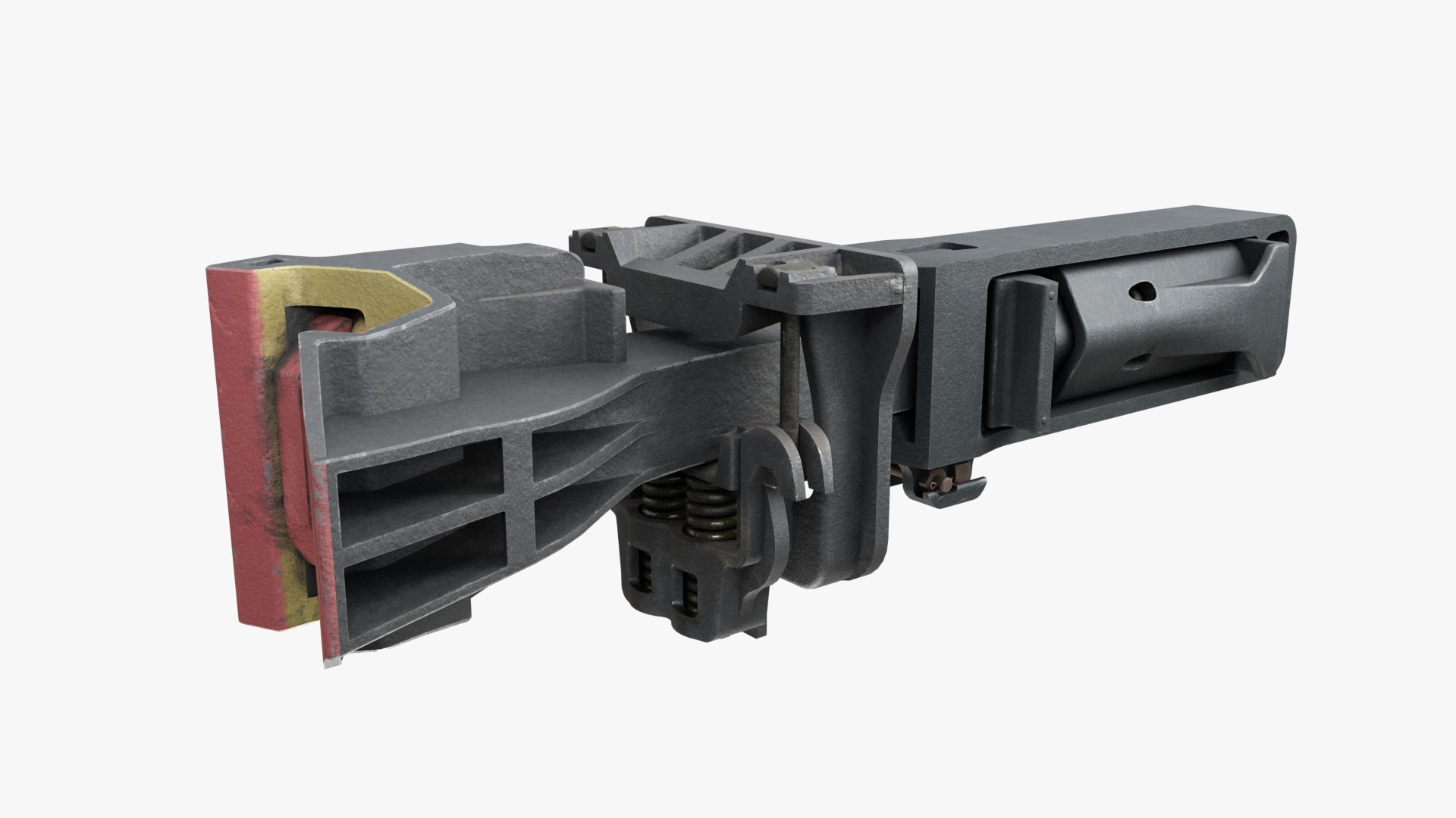 3D Locomotive Coupler - TurboSquid 2114551