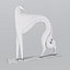 3D greyhound art deco