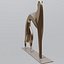 3D greyhound art deco