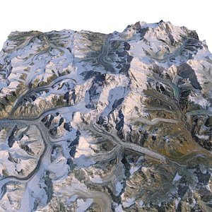 Mount Everest 3D model