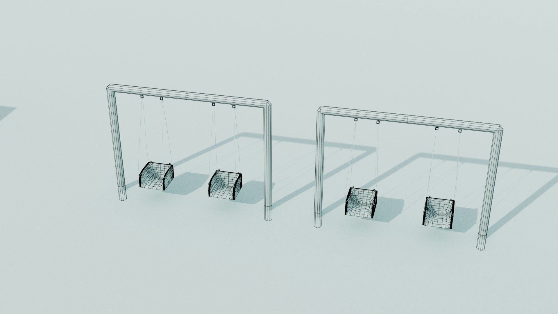 Low Poly Playground Park Model - TurboSquid 1930166
