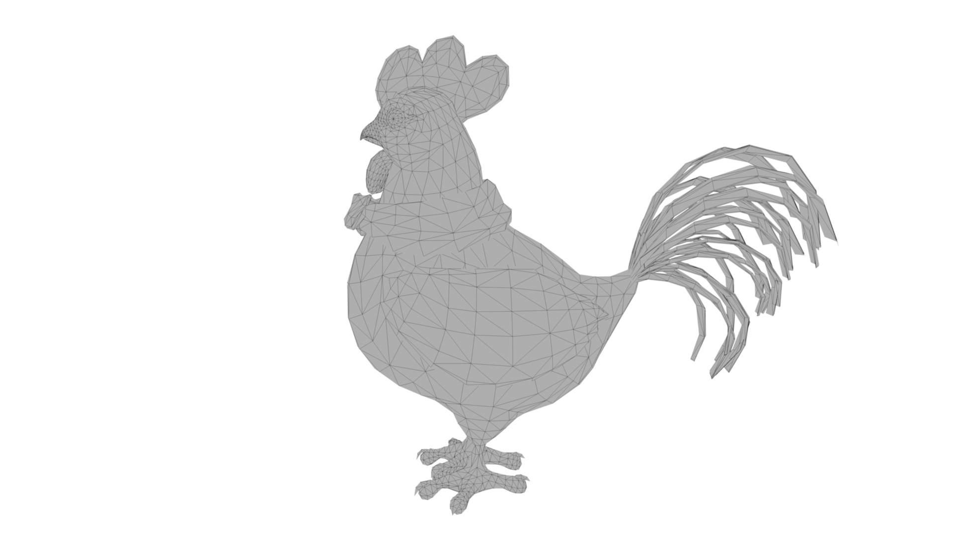 Cartoon Chicken 3D Model - TurboSquid 1847550