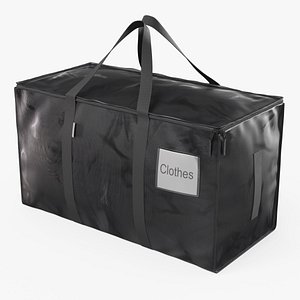 TICONN Storage Tote Bag with Dual Handles Black 3D model