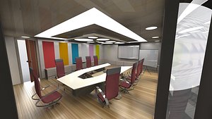 3D Full Meeting Room Setup