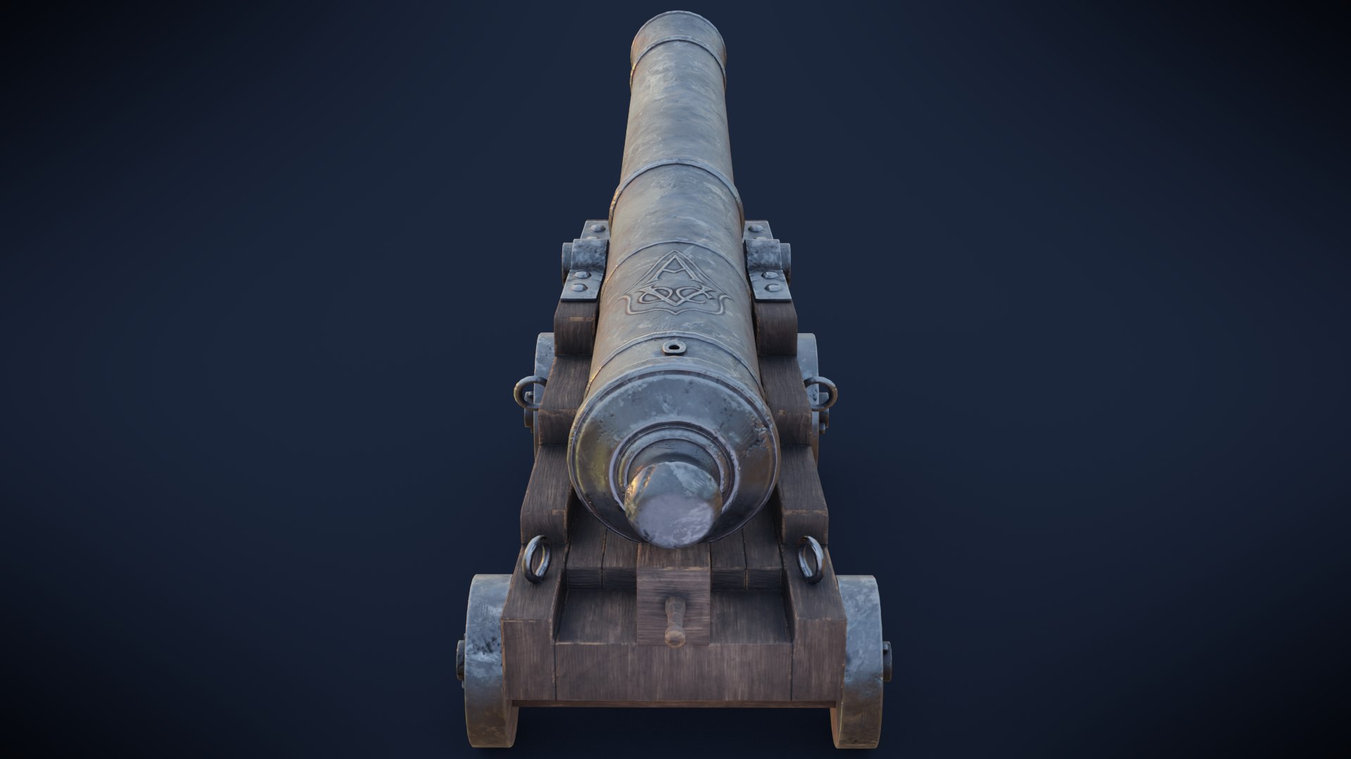 3D Cannon Model - TurboSquid 1795271