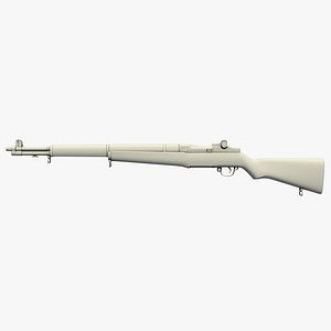 3D model rifle garand m1