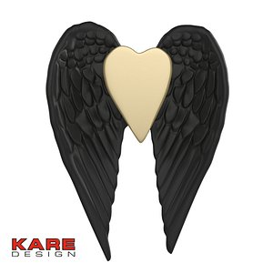 wall decor vase flying 3d max