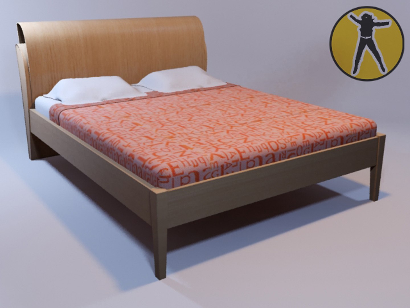 3d Model Of Bed Ready