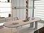 Modelo 3D de Interior de Escritório Moderno e Luxuoso