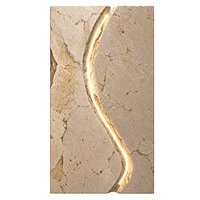 Stone Wall Panel with LED Backlighting