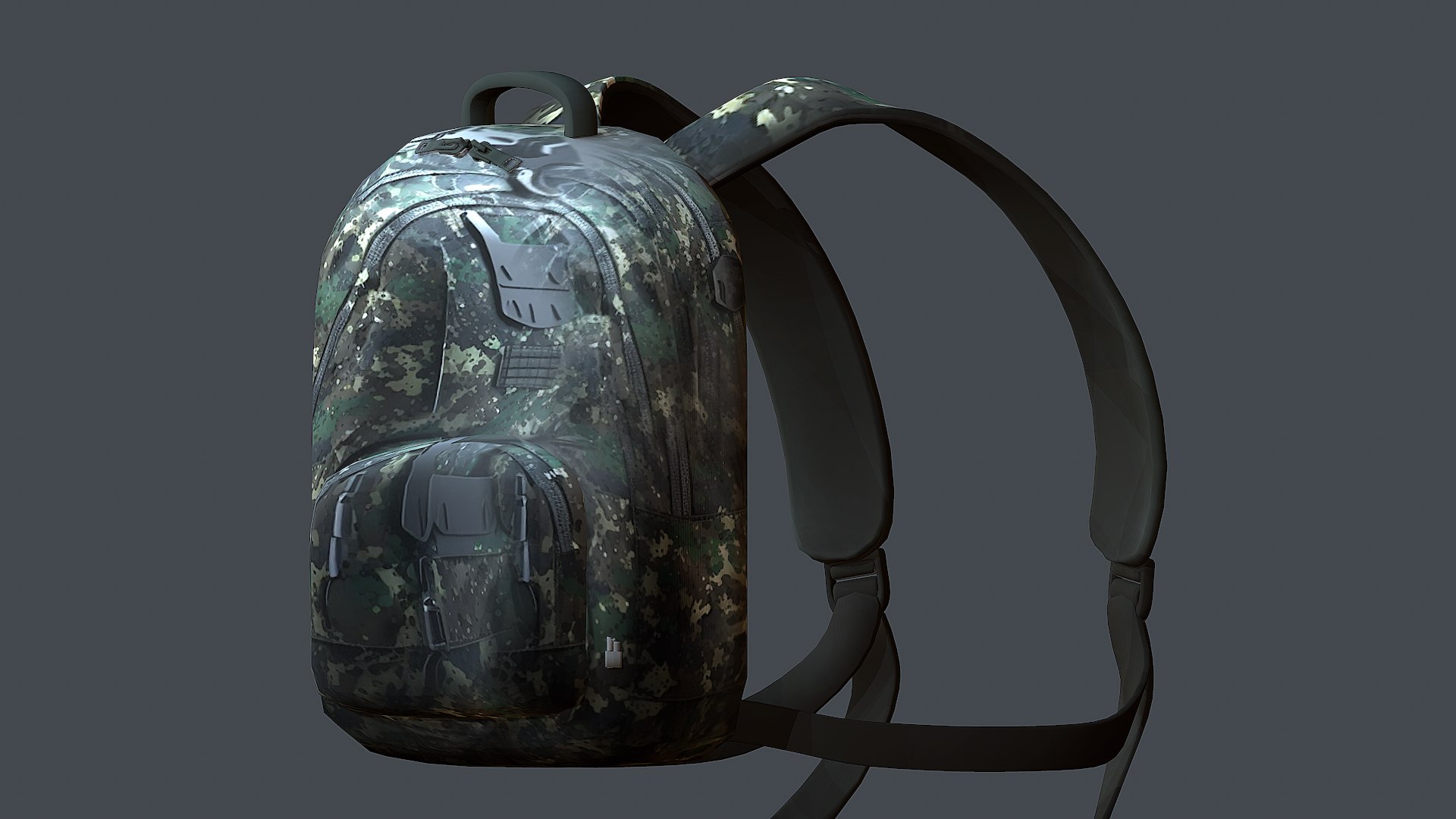 3D Backpack Camping Bag Baggage - TurboSquid 2056985