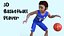 3D-Basketball-Spieler