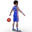 3D-Basketball-Spieler