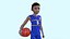 3D-Basketball-Spieler
