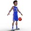 3D-Basketball-Spieler